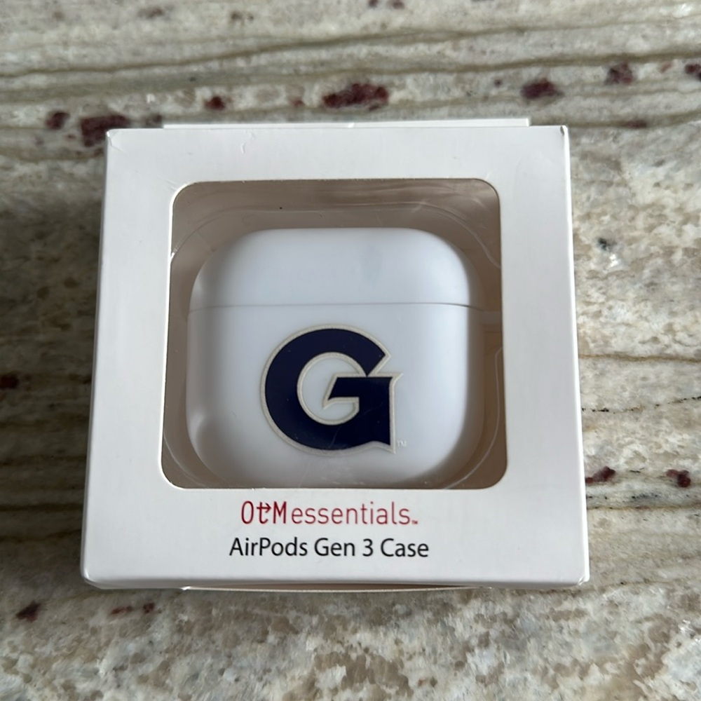 AirPod Gen 3 case Georgetown university. NIB